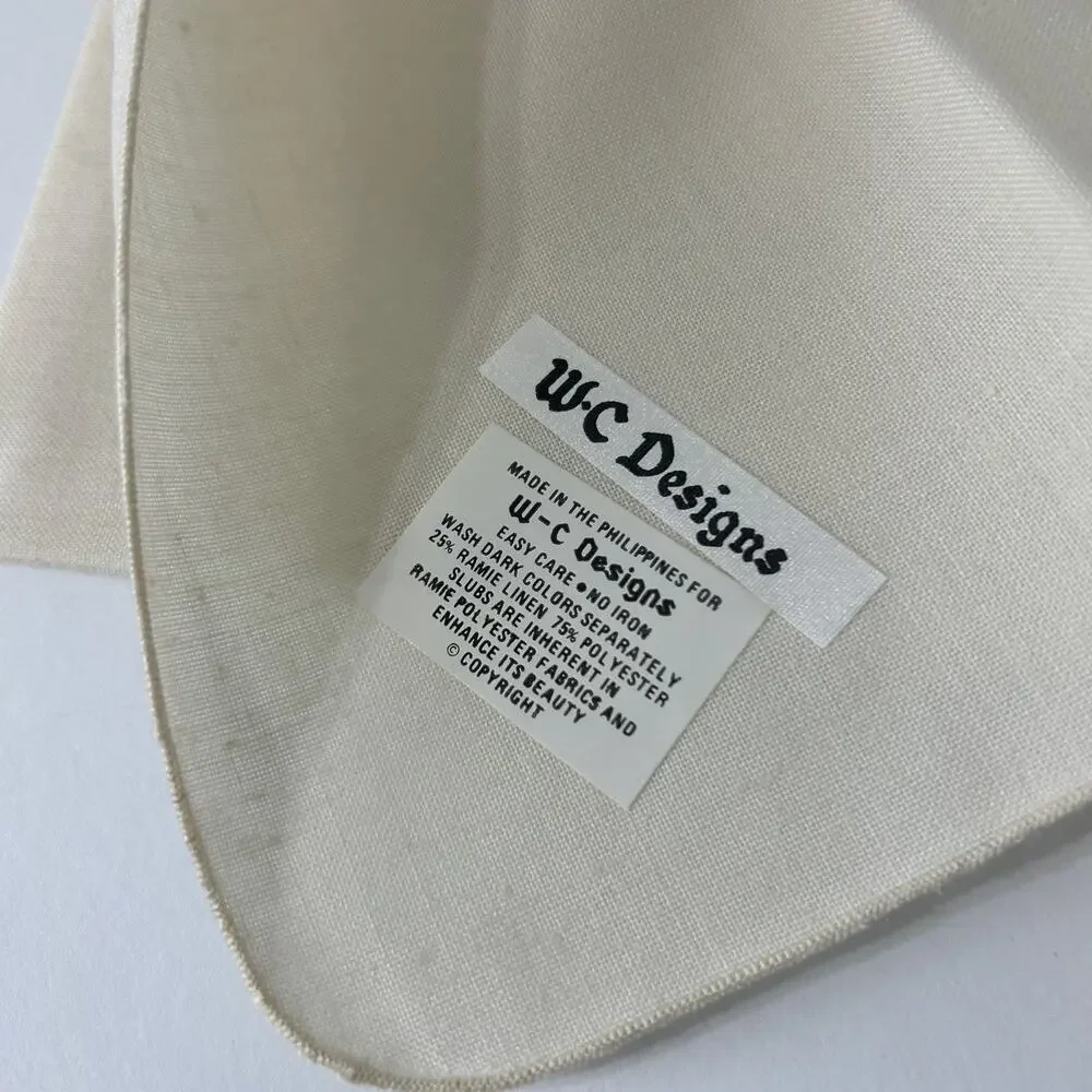 Vintage NWT Christmas Napkins Set of 6 + Bread Basket Liner Embroidered Holiday